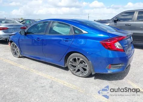 2020 Honda Civic Sport from USA, damaged, VIN 2HGFC2F8XLH582216